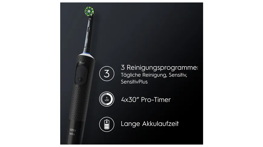 Oral-B Elektrische Zahnbürste Vitality Pro D103 Hangable Box Black