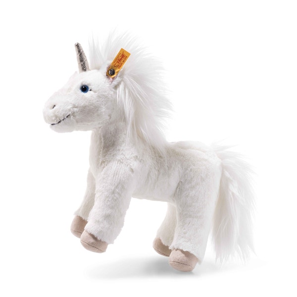 Soft Cuddly Friends Unica Einhorn, 25 cm, weiß