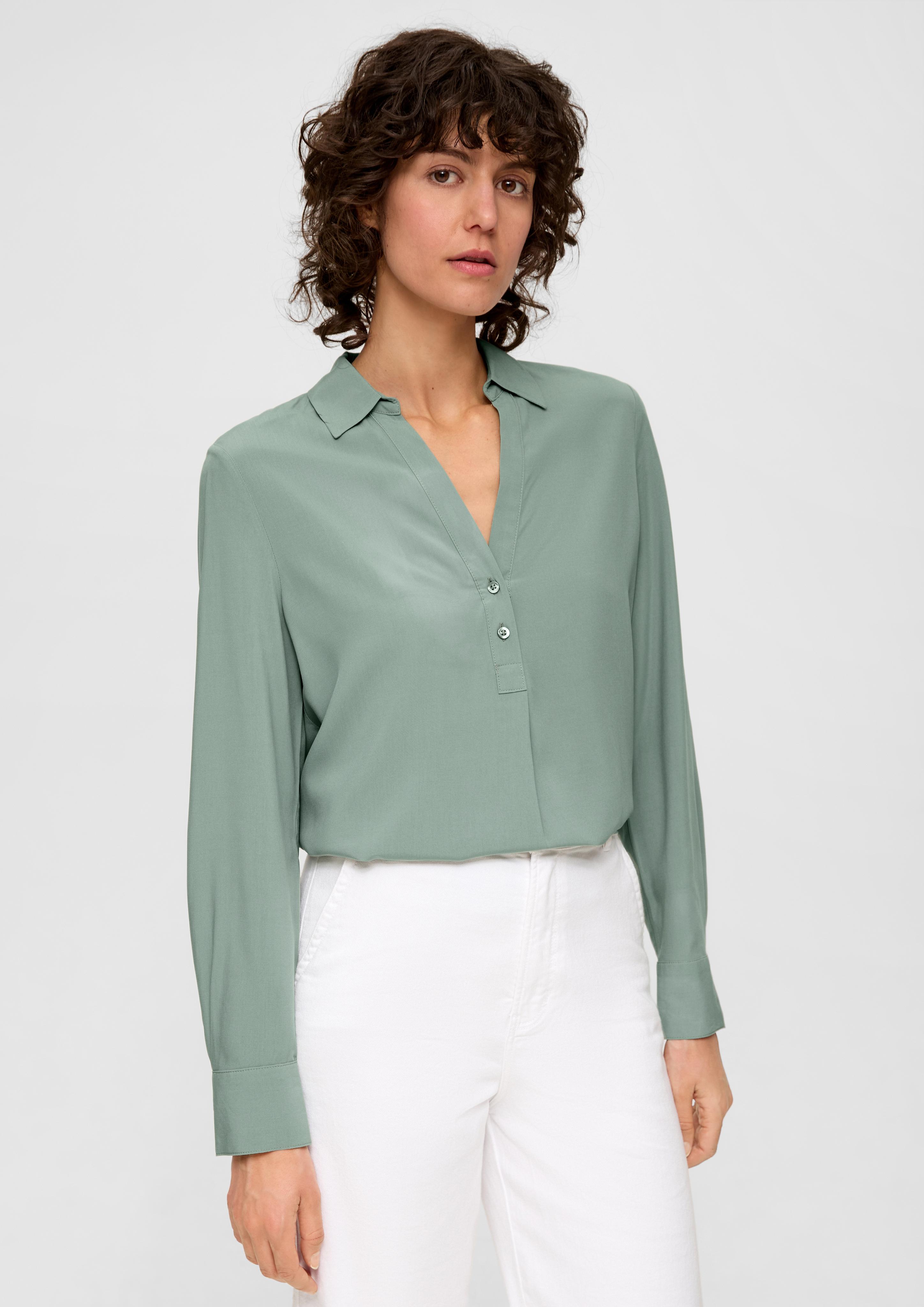 Fließende Viskosebluse  2133817-7210