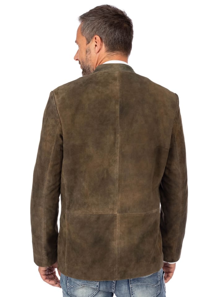 Almsach Lederjacke HE-2550-ZV91 in braun günstig kaufen