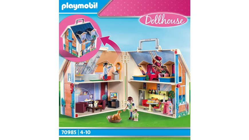 PLAYMOBIL 70985 - Dollhouse - Mitnehm-Puppenhaus