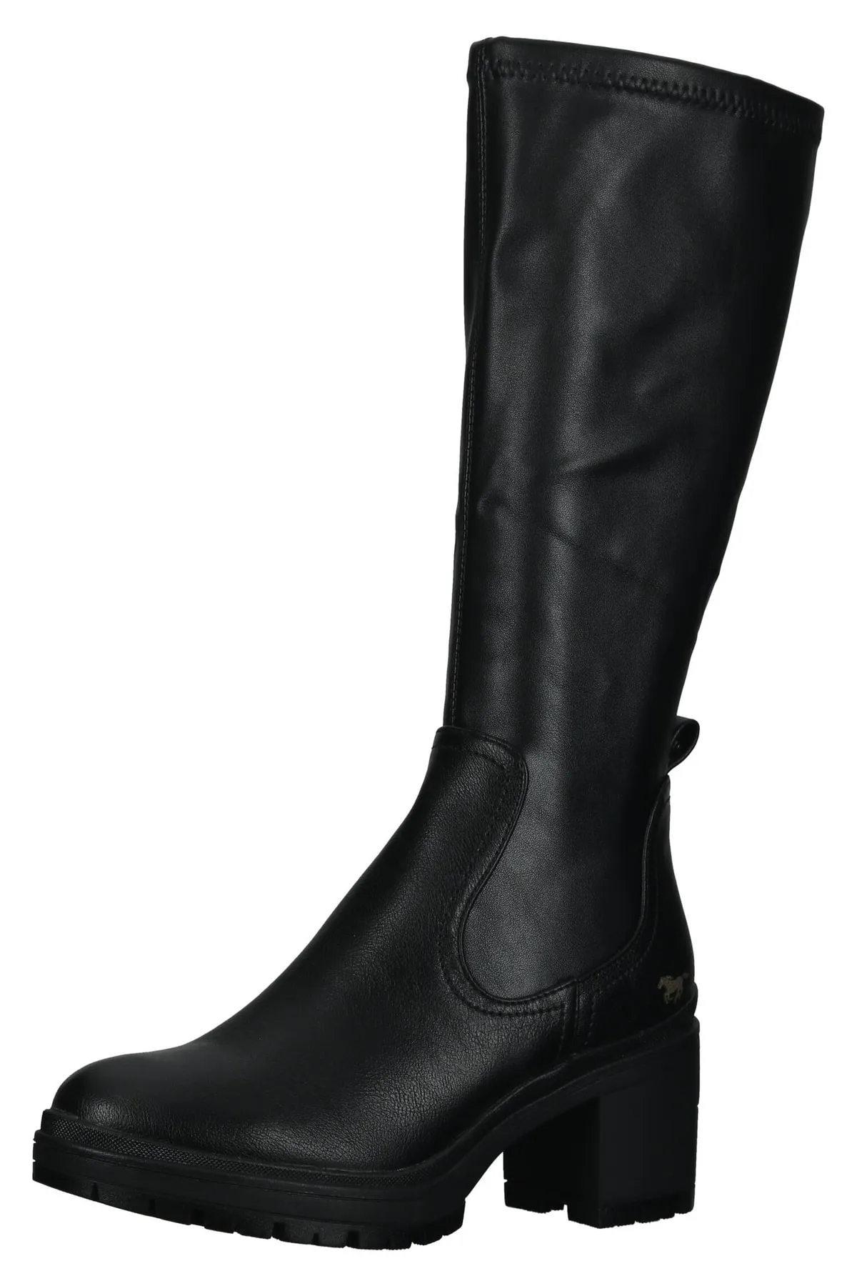 Mustang  Stiefel - Schwarz - Blockabsatz