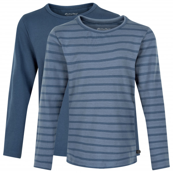 Minymo - Kid's Basic 34 -T-shirt L/S (2-pack) - Longsleeve