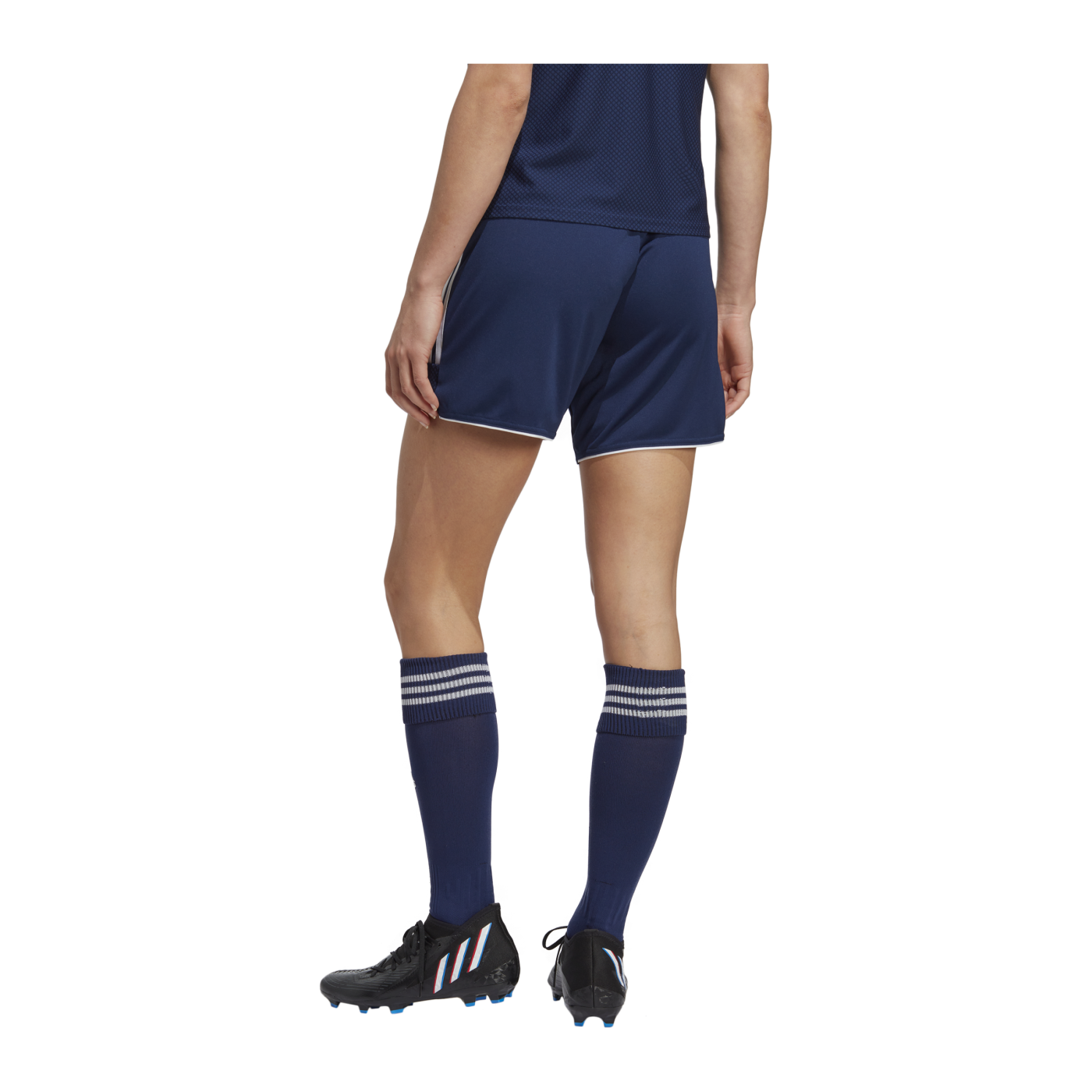 adidas Tiro 23 Short Low Damen Dunkelblau Weiss