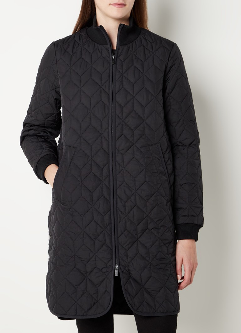 Ilse Jacobsen Quilted Bomber Jacket with Quilt Pattern