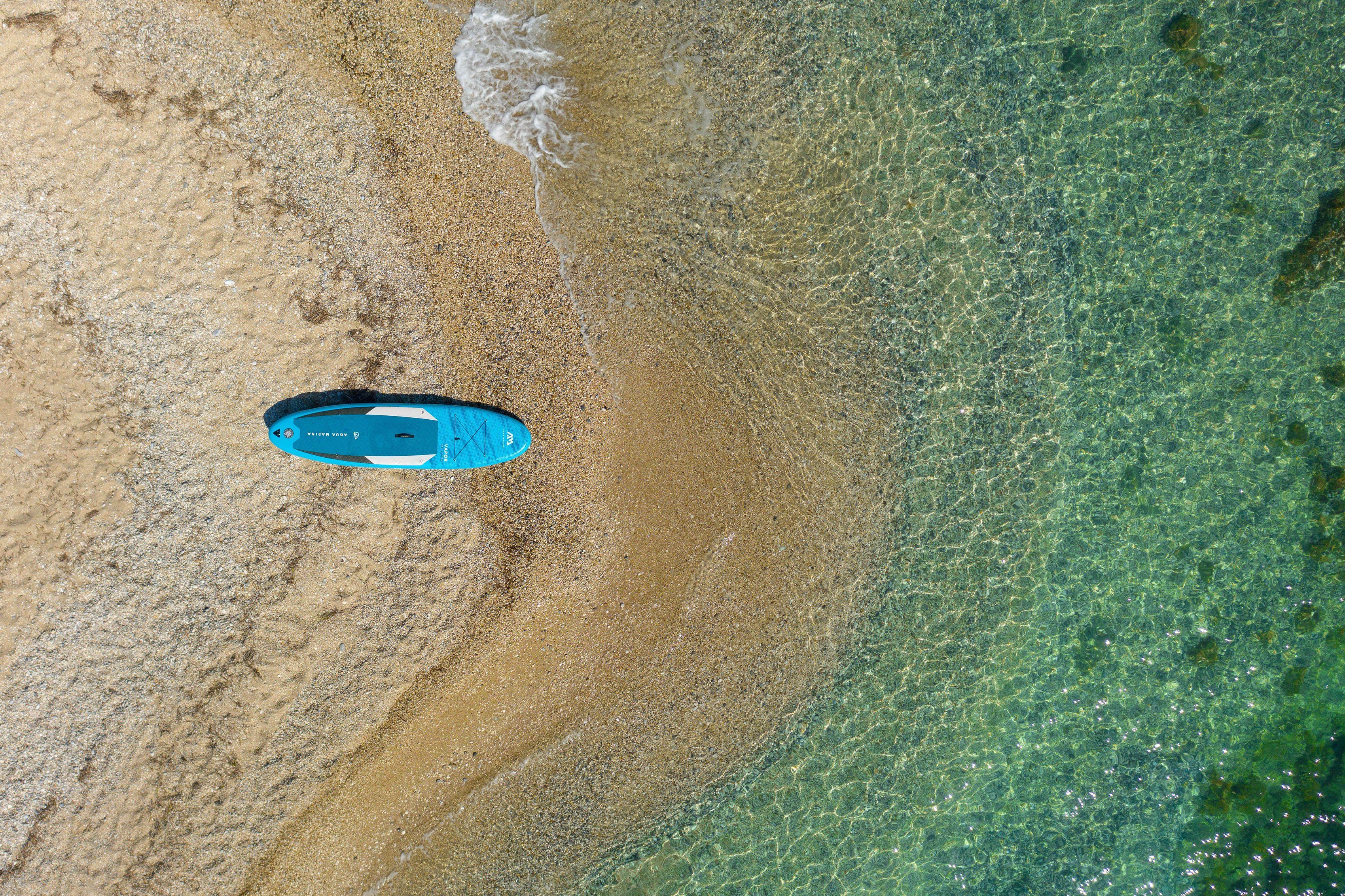 Aqua Marina SUP-Board Vapor iSUP BT-21VAP, (Set, 6 tlg., mit Paddel, Pumpe und Transportrucksack)