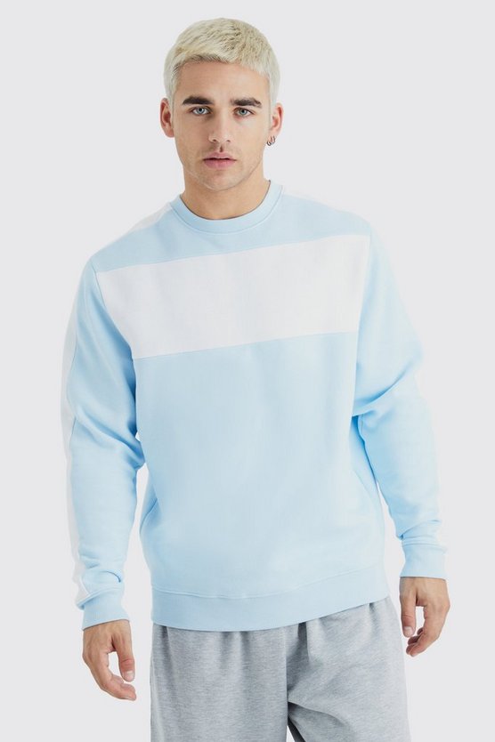 Colour Block Tape Sweatshirt