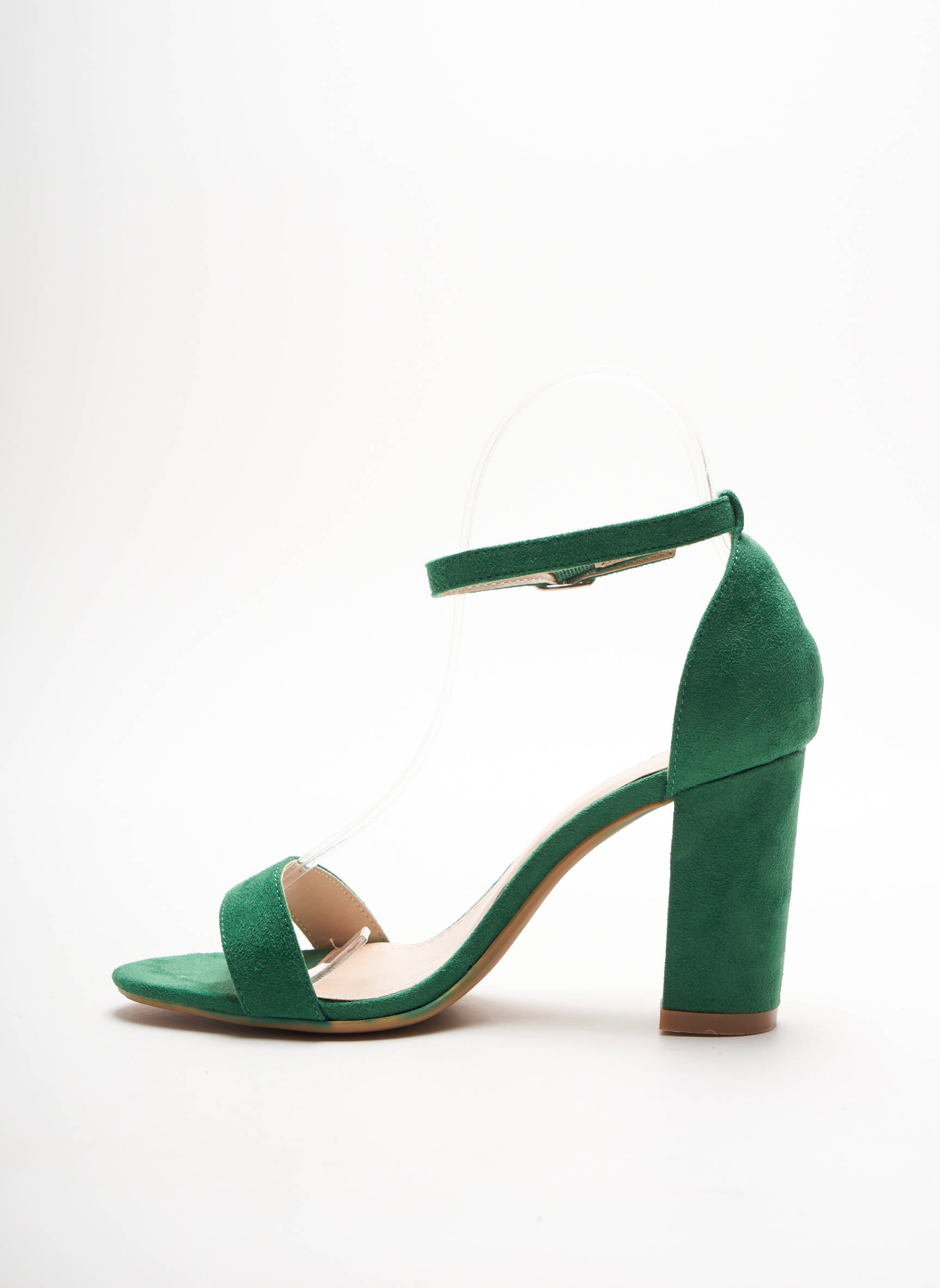 Ideal Shoes Sandales Nu Pieds Femme couleur vert