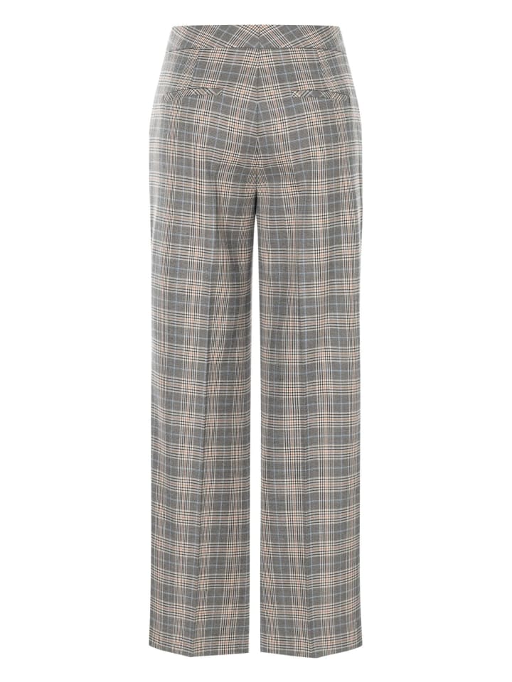 More & More Glencheckhose in ecru günstig kaufen