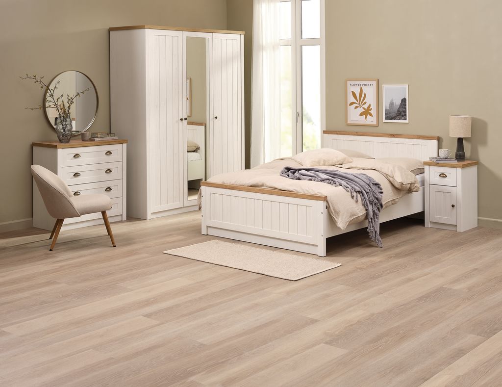 MARKSKEL MARKSKEL Schrank 162x210 in Weiß/Eiche