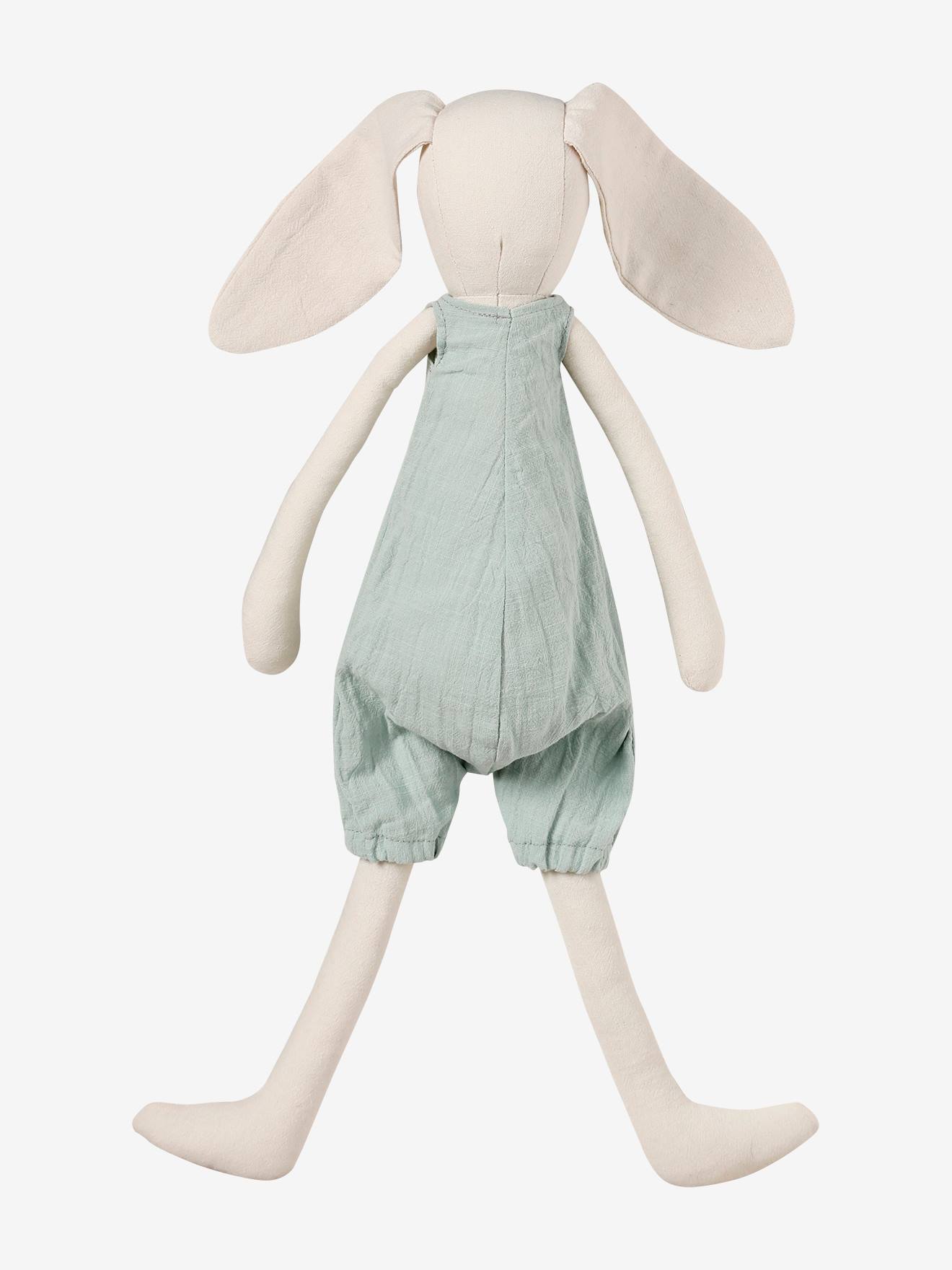 Vertbaudet Stoffpuppe, Kuschelhase MON COPAIN LAPIN - grün