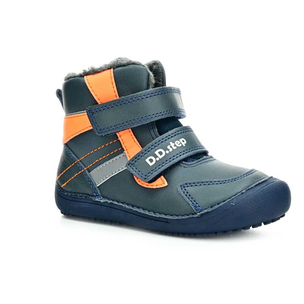 D.D.Step W063-42254A Royal Blue Winterbarfußschuhe