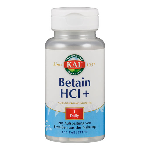 BETAIN HCL 250 mg KAL Tabletten  100 St  Tabletten