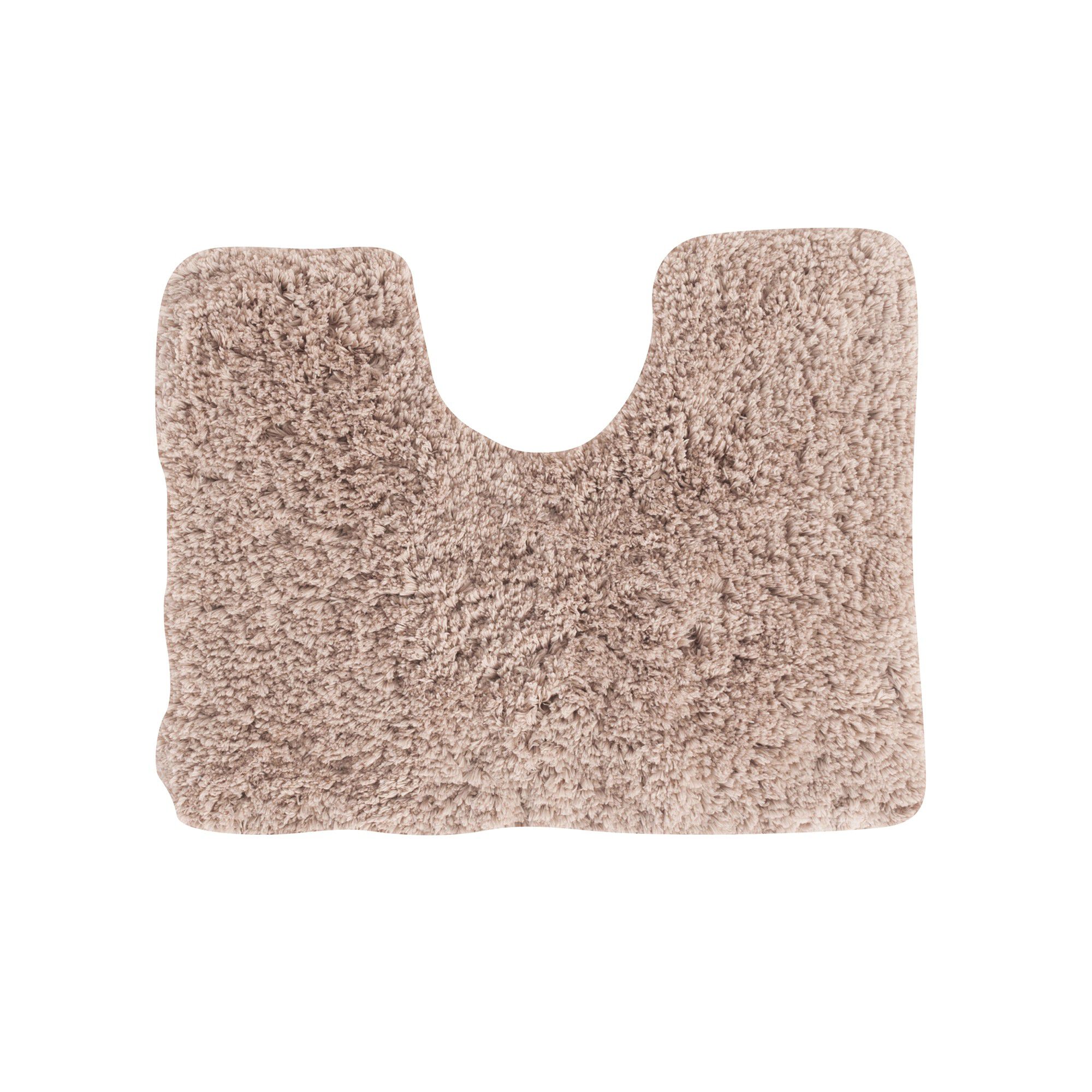 Tapis de bain uni moelleux microfibre