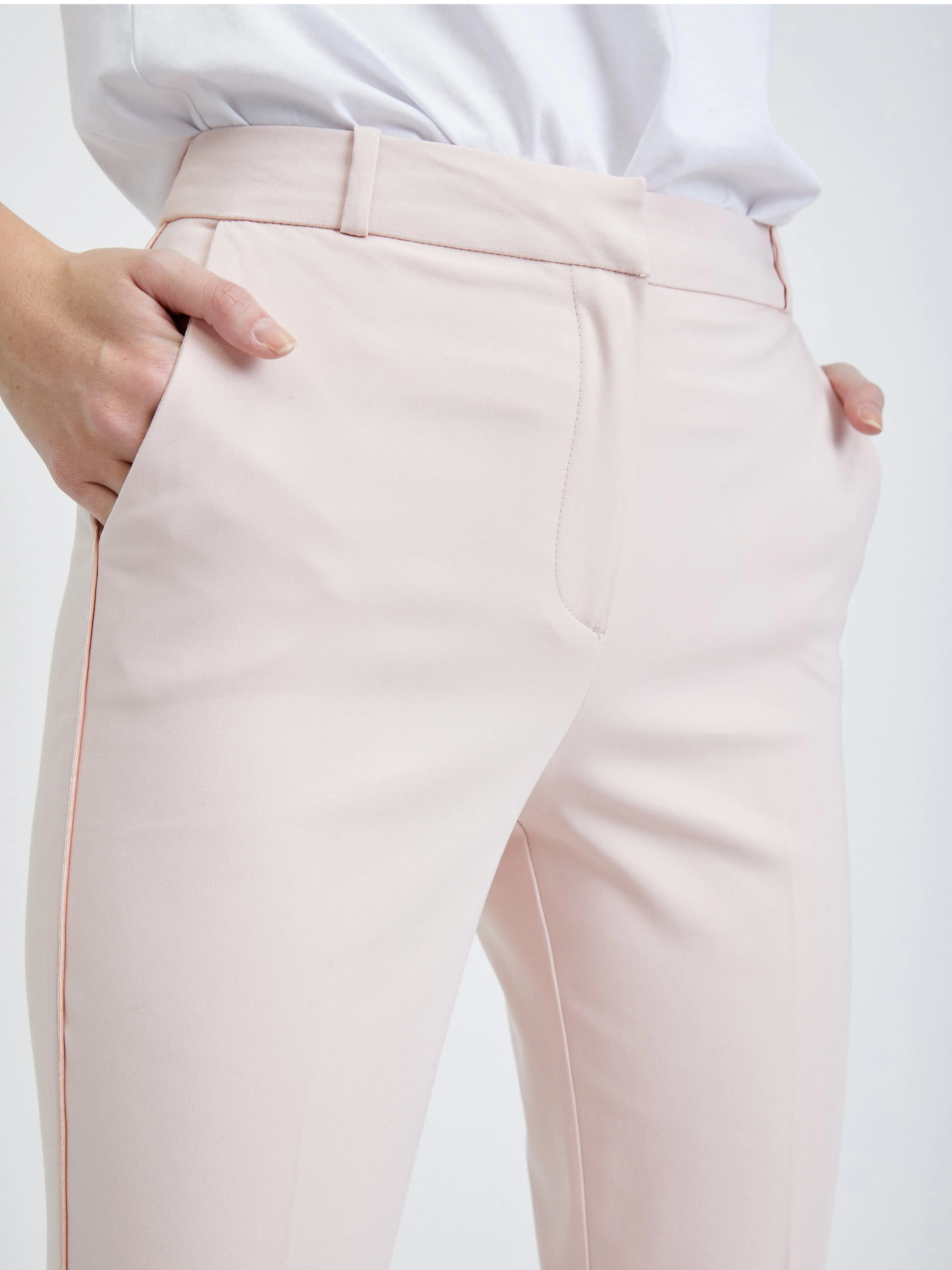 Aprikosenfarbene Hose ORSAY