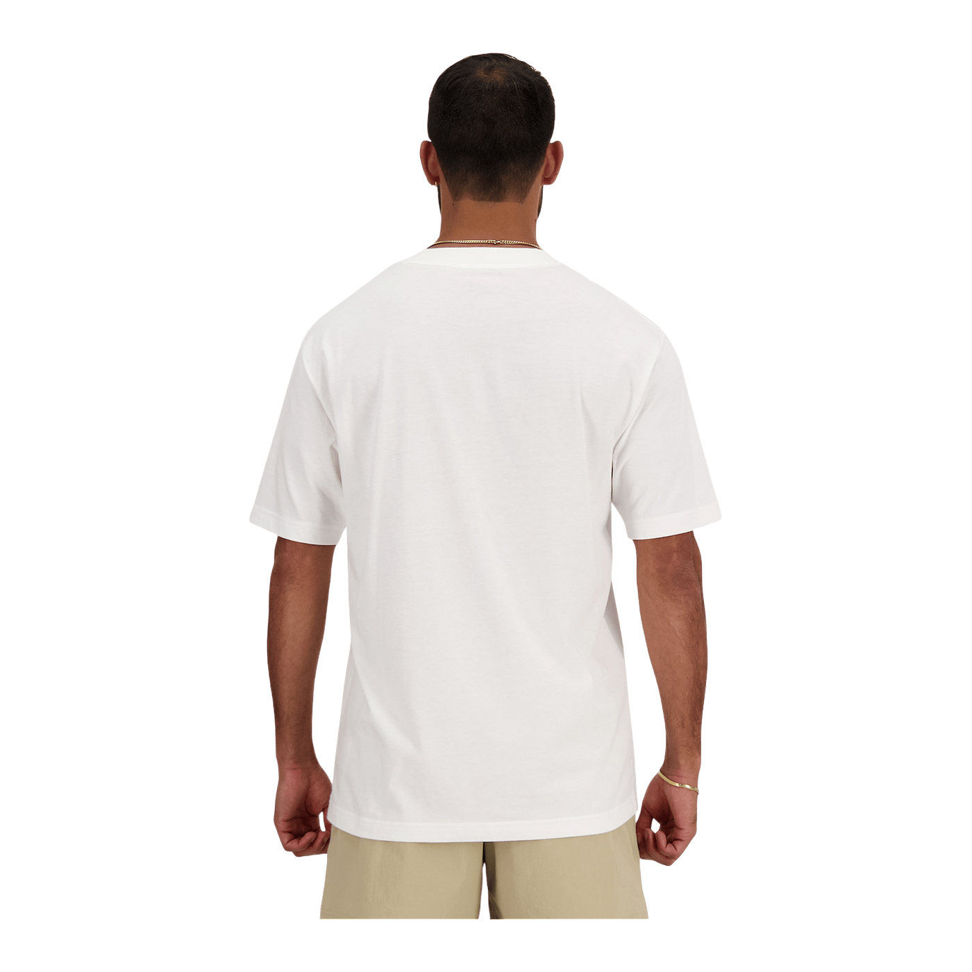 New Balance Sport Essentials Cotton T-Shirt Weiss FWT