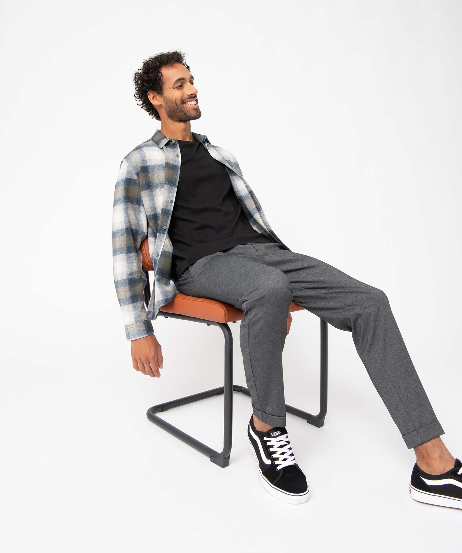 Pantalon de costume homme en toile extensible longueur chevi... carreaux | GEMO