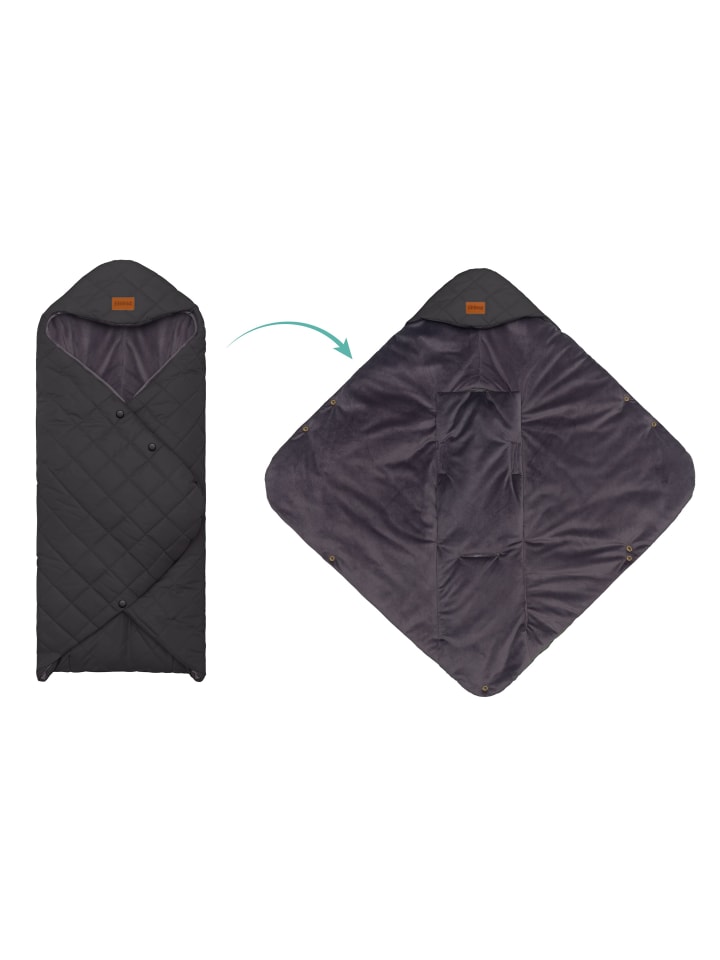fillikid Winterfußsack Einschlagdecke Palü Exklusiv in Grau günstig kaufen onesize