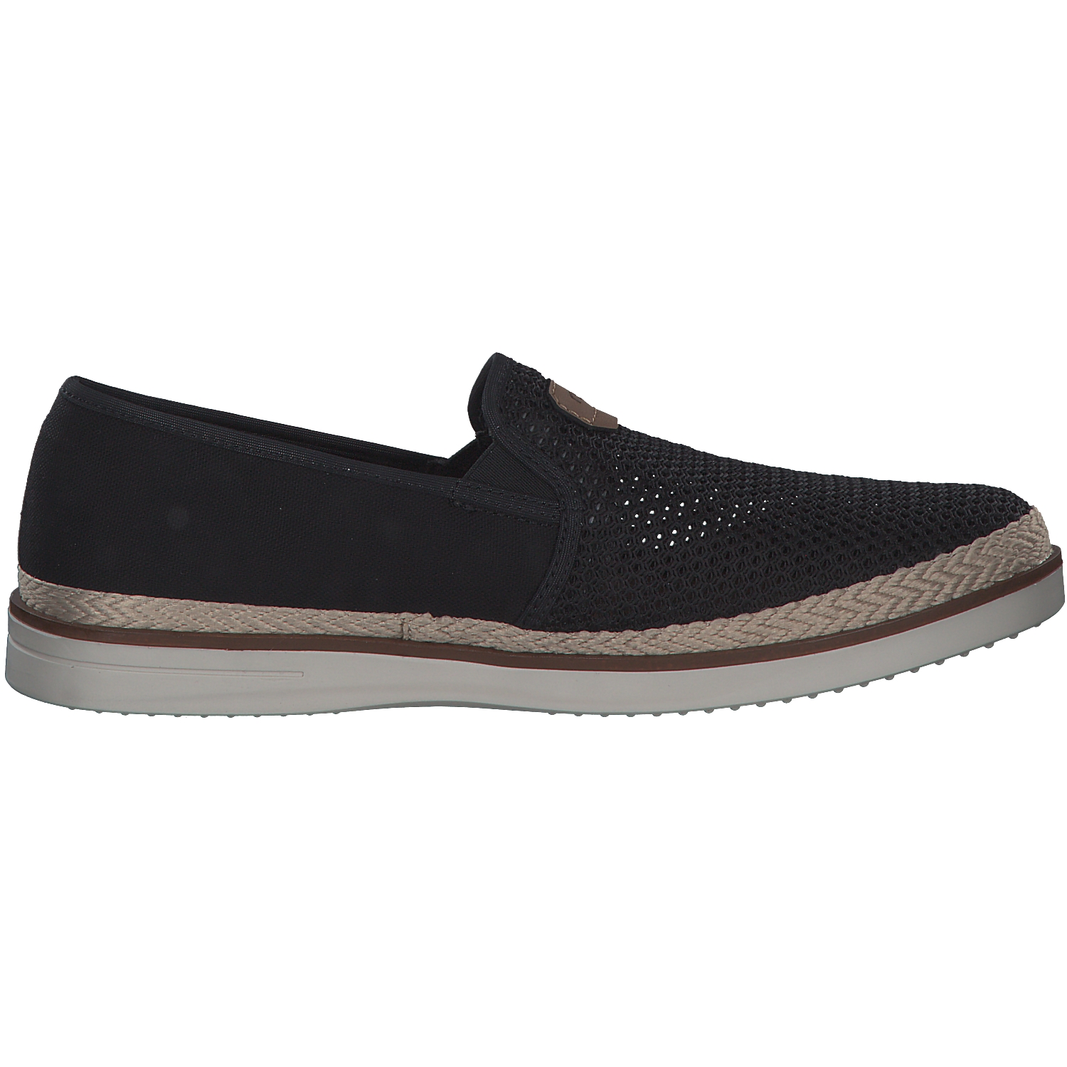 Rieker B2366, Sportliche Slipper, Herren, Schwarz