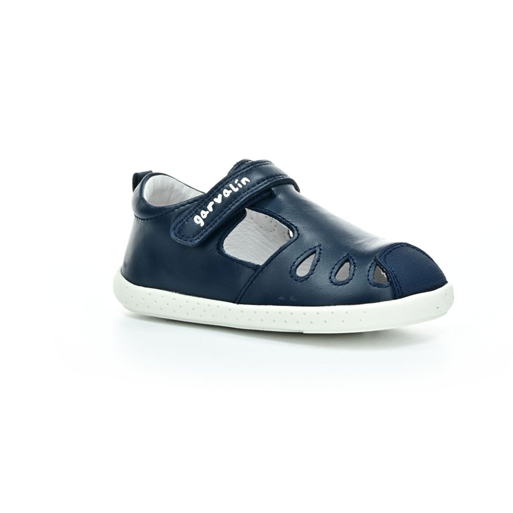 Garvalín Sandalia Basica Ocean blaue Barfußsandalen