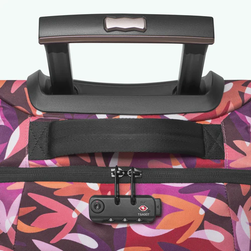 Small 2-wheel soft suitcase, Montreuil, burgundy