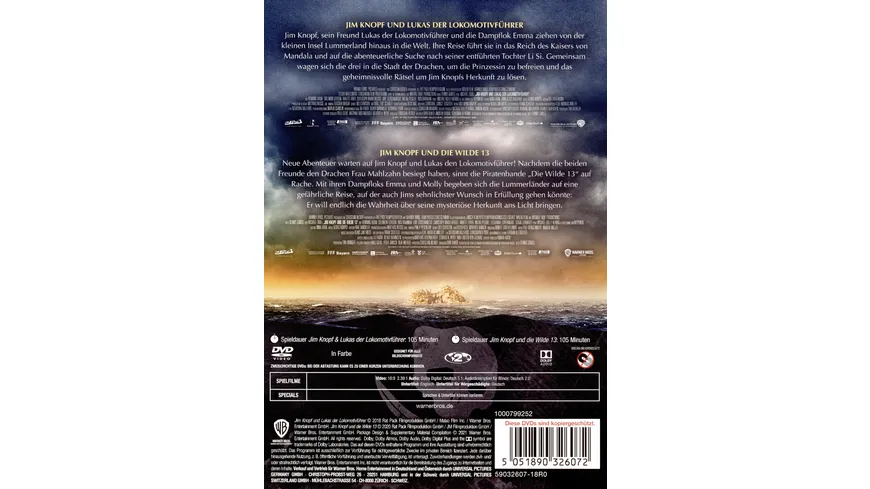 Jim Knopf & Lukas der Lokomotivführer + Jim Knopf und die Wilde 13  [2 DVDs]