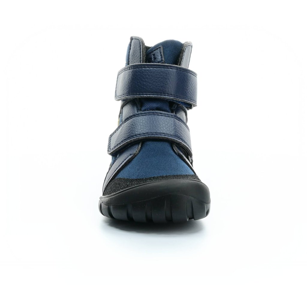 Koel4kids Mailand Vegan Tex Blue 04T002.50E-110 mit Fleece gefütterte Barfuß-Stiefeletten