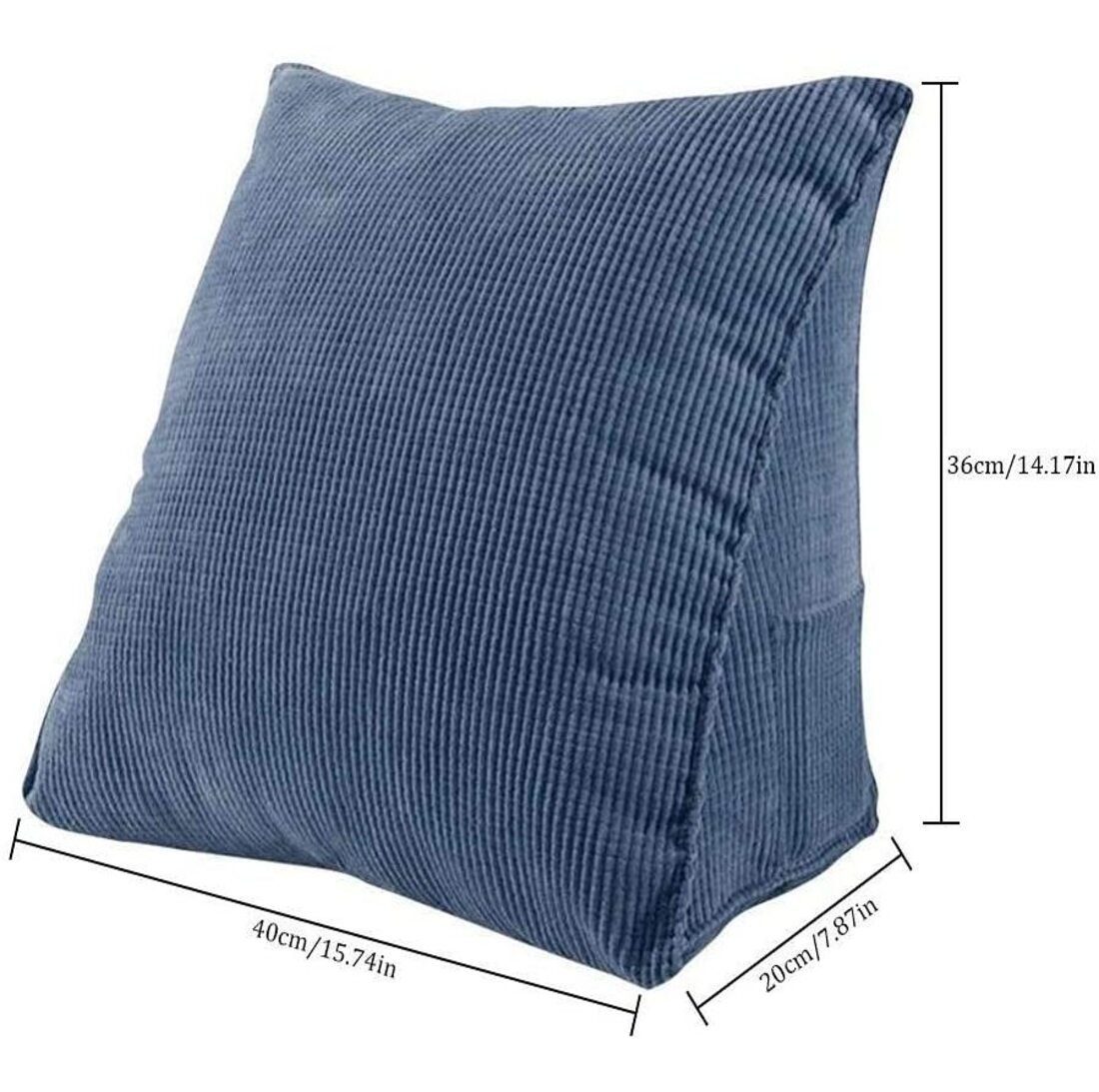 Einemgeld Keilkissen Keilkissen - Orthopädisches Rückenkissen - Ergonomisches Keil-Kissen