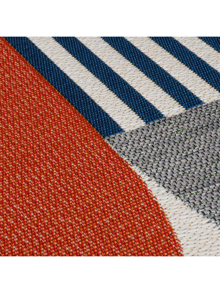 KADIMA DESIGN Bunter kreisrunder Outdoor-Teppich, lebendiges Design günstig kaufen onesize