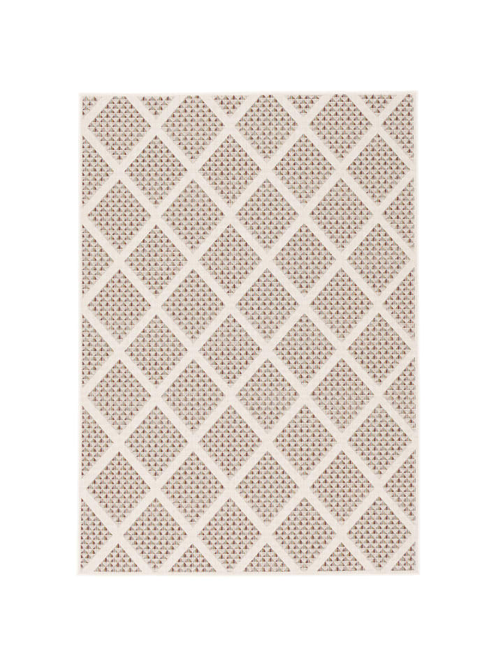 Pergamon In & Outdoor Teppich Flachgewebe Campus Modern in Beige günstig kaufen