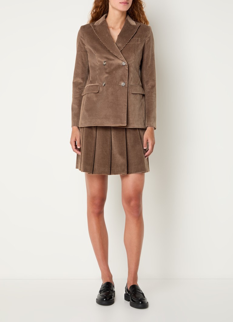 MaxMara Zucca Cord-Minirock
