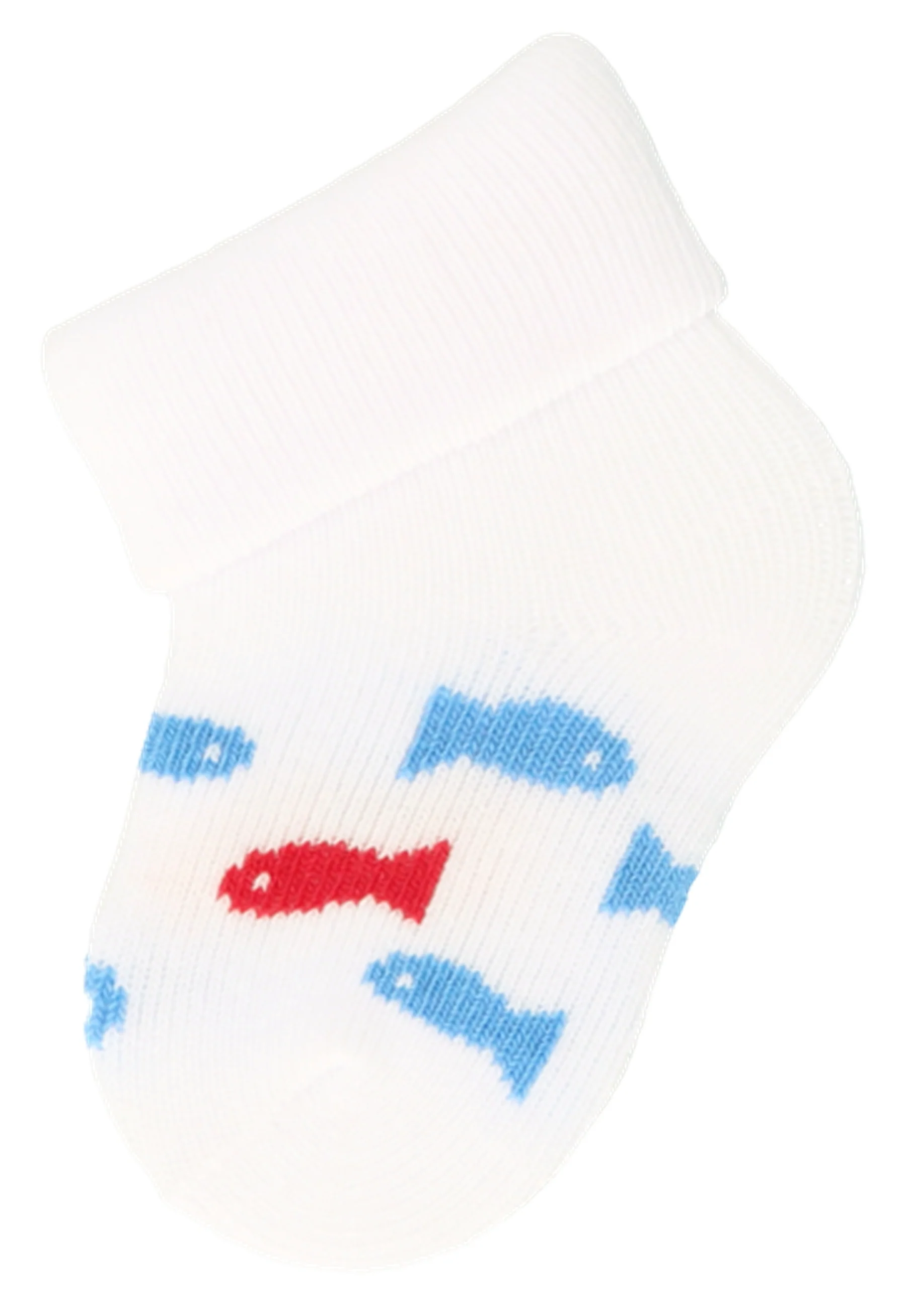 Erstlingssocken im 3er Pack mit Motiv Fische
