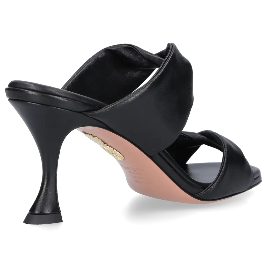 Aquazzura - Sandalen TWIST 95 Nappaleder - schwarz
