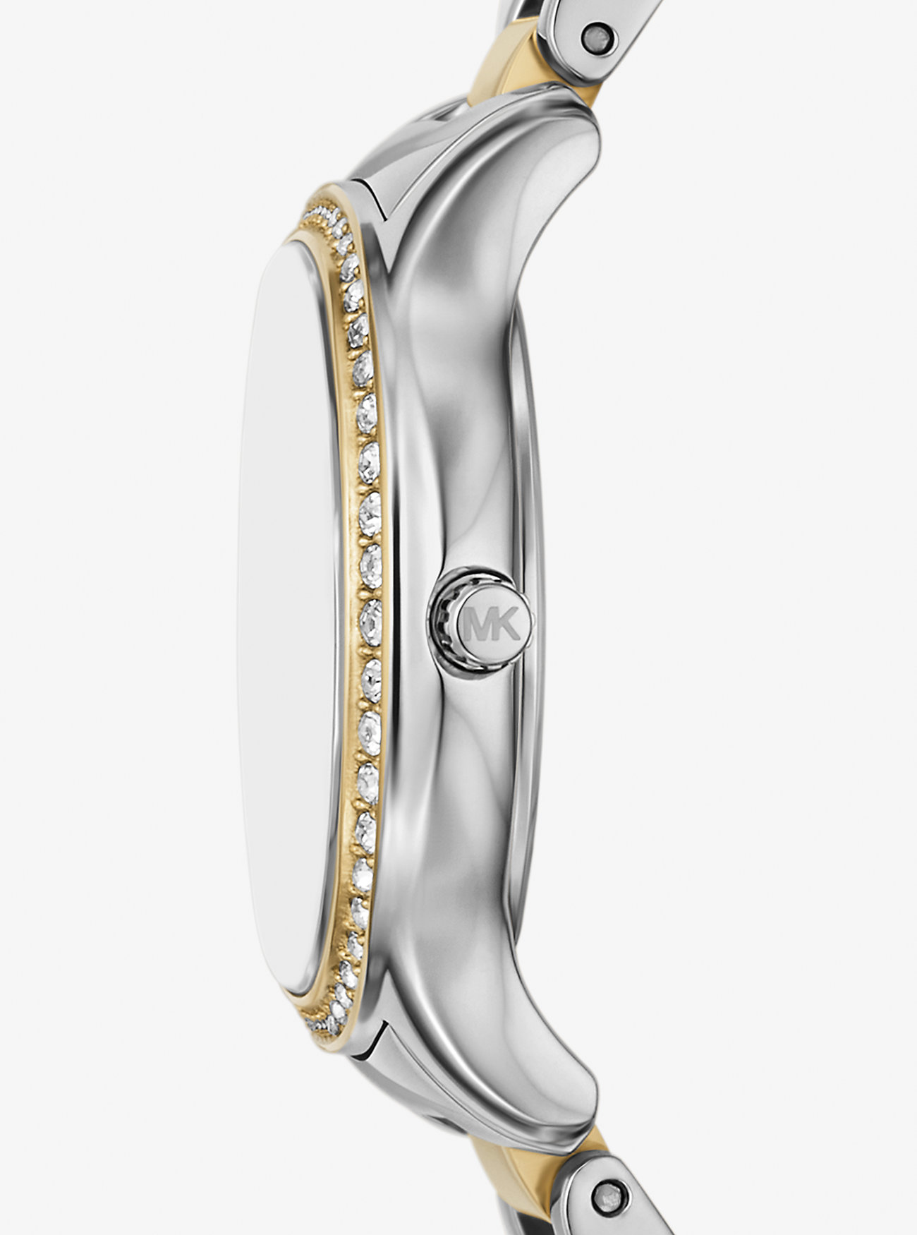 Mini Sage Pavé Two-Tone Watch - TWO TONE