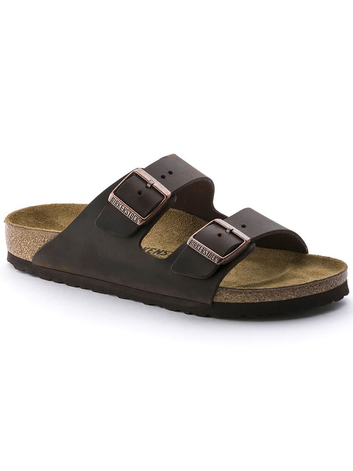 Birkenstock Leder-Pantoletten 