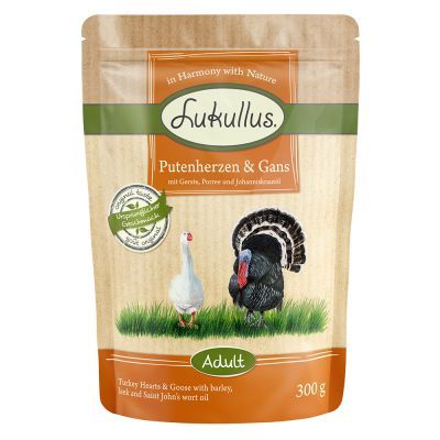 6 x 300 g Lukullus Naturkost Mix Adult Frischebeutel