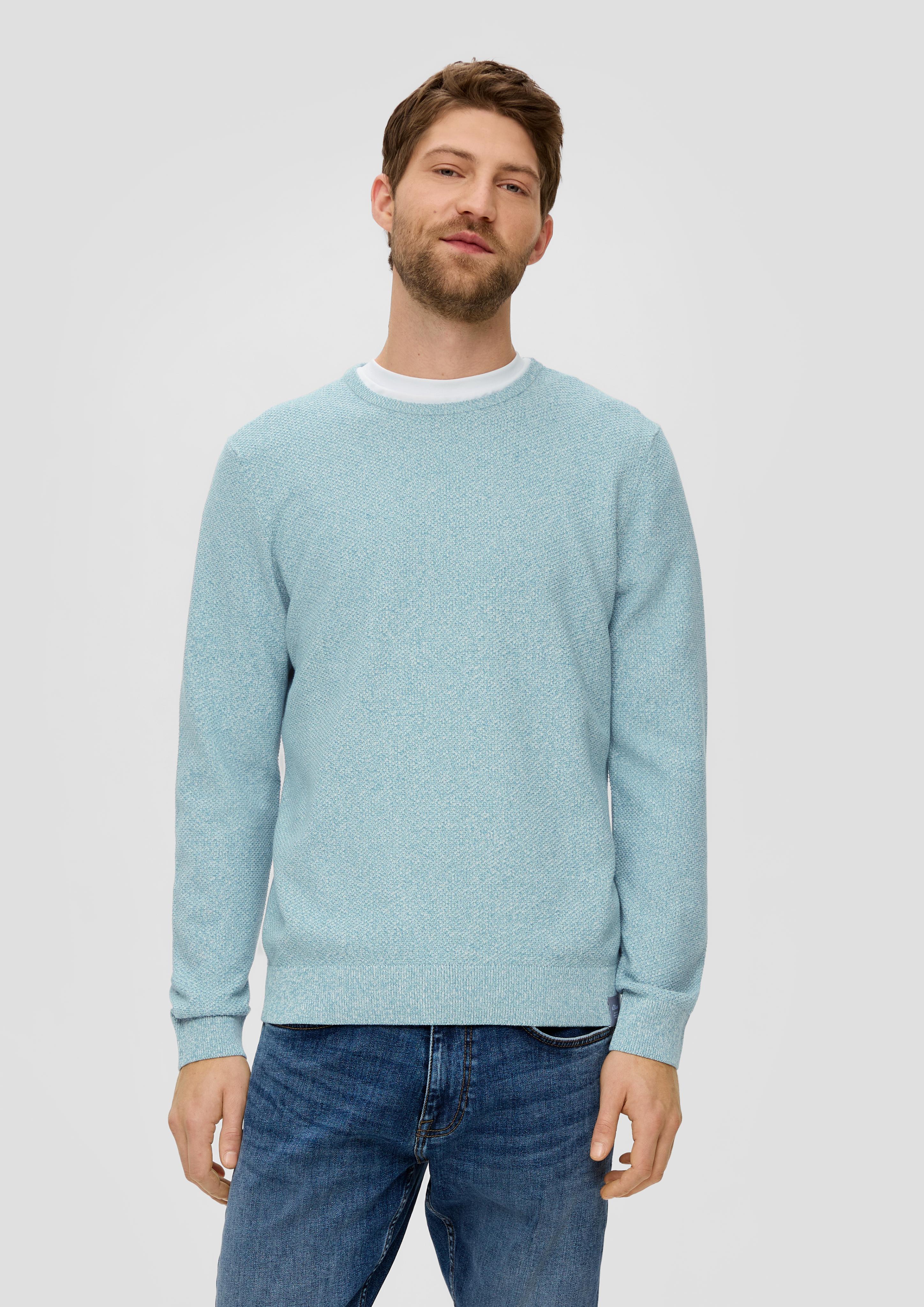 Feinstrickpullover mit Crew Neck  2146110-65X0
