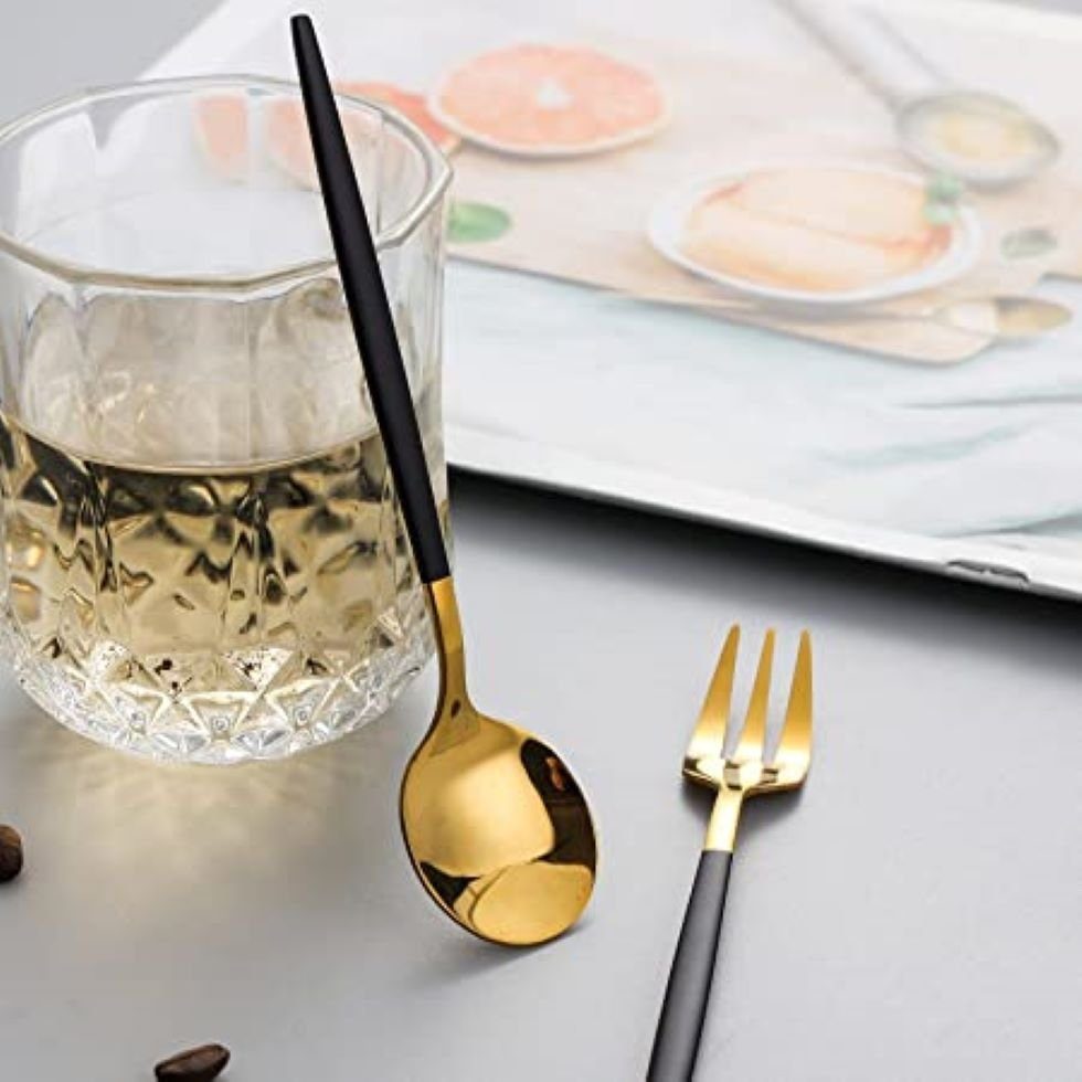 Faizee Möbel Besteck-Set Besteck Set Edelstahl für 6 Personen 24-teiliges Besteckset Luxury Box