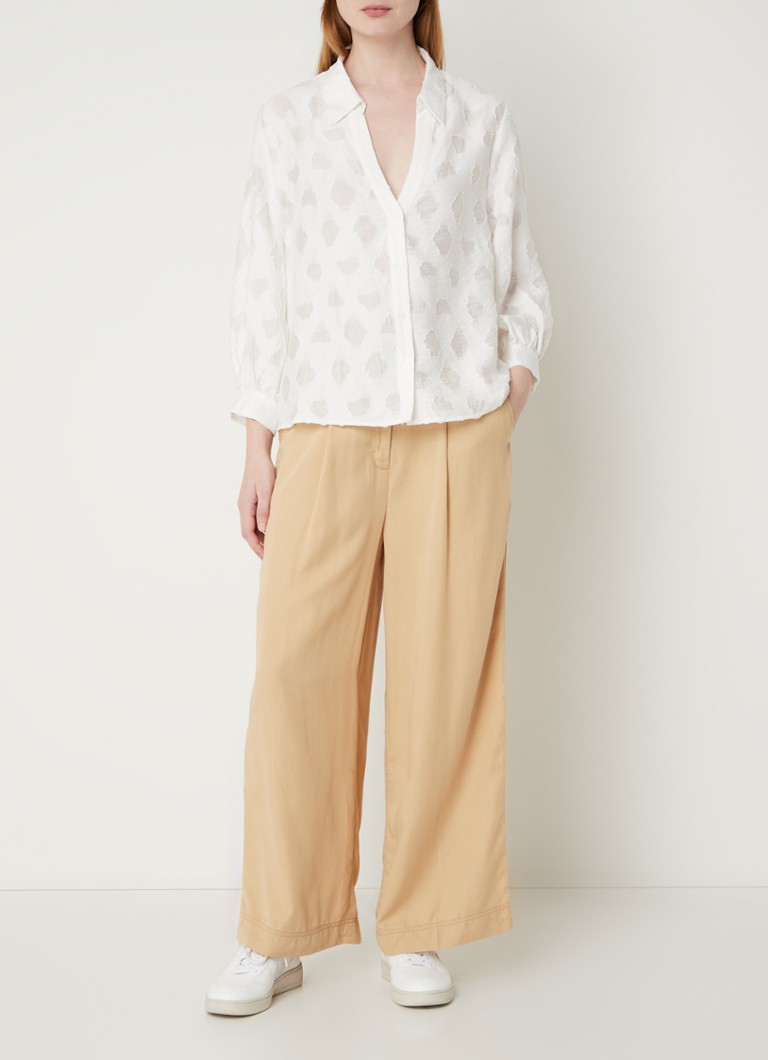 French Connection Freya blouse with V-neck