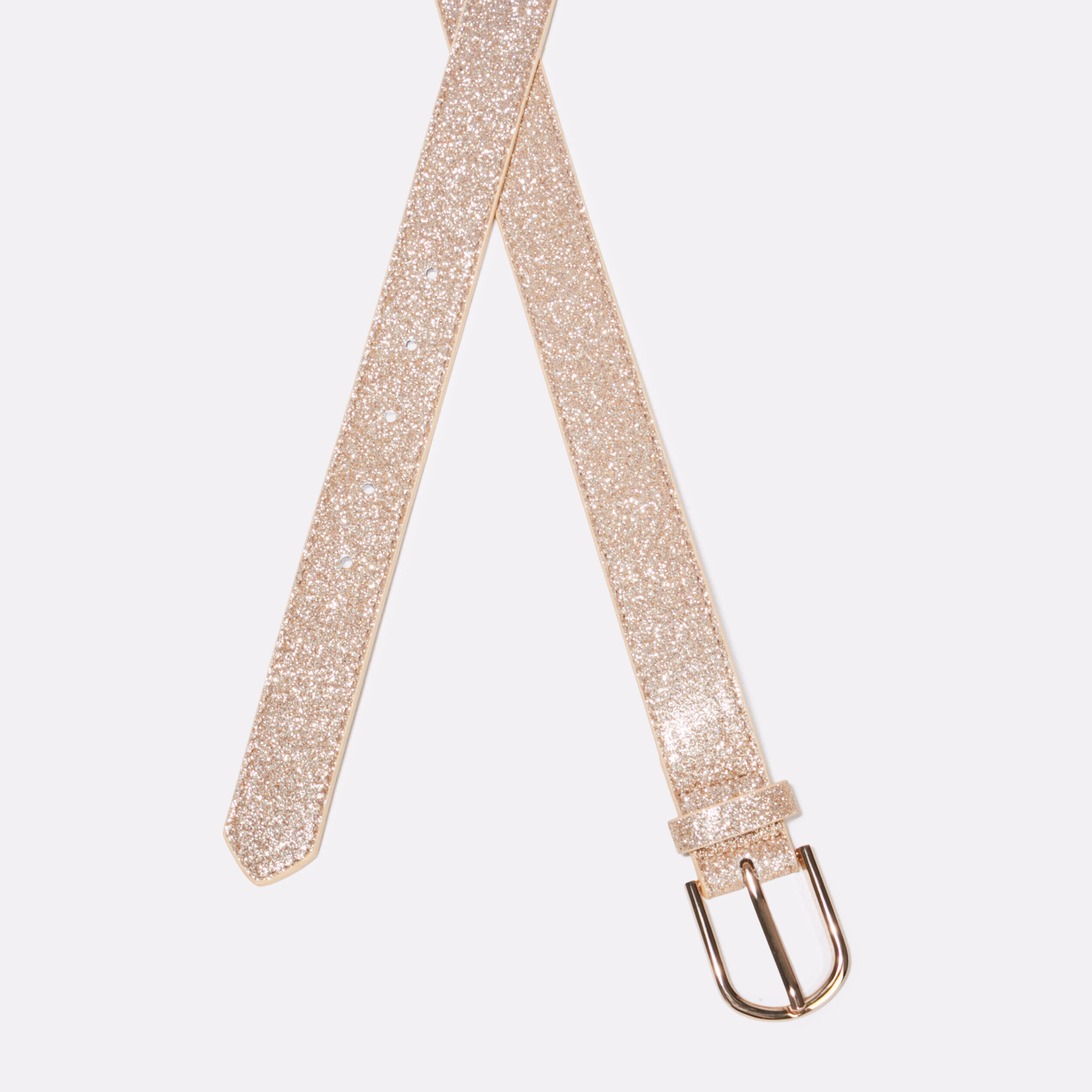 Ceinture pailletée couleur or femme | Cache Cache