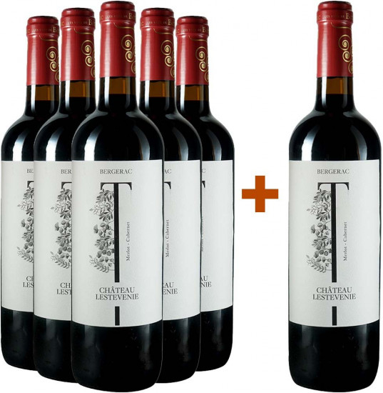 5+1 Paket Bergerac Rouge 2020 - Château Lestevénie