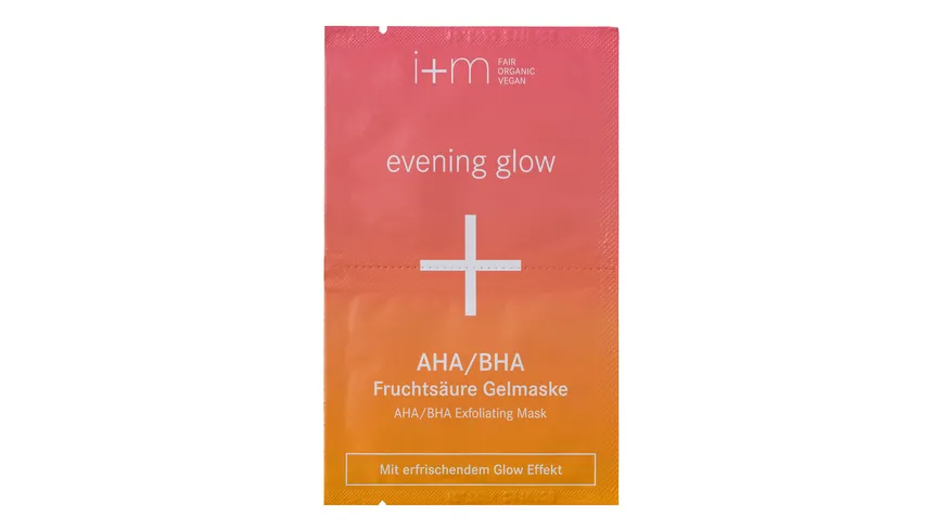 i+m Special Care evening glow AHA/BHA Fruchtsäure Gelmaske 8 ml