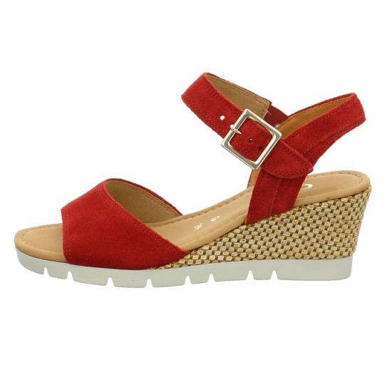 GABOR Komfort Sandalen rot