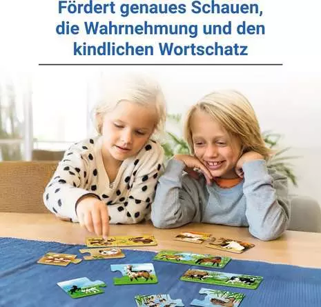 Tiere und ihre Kinder - Kinderspiel ab 2 Jahren