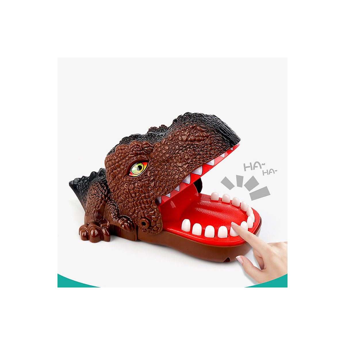 Fingerbeißendes Krokodilspiel mit Sound und Licht Mit Sound und Licht Hai Dinosaurier Spielzeug Party-Spiele