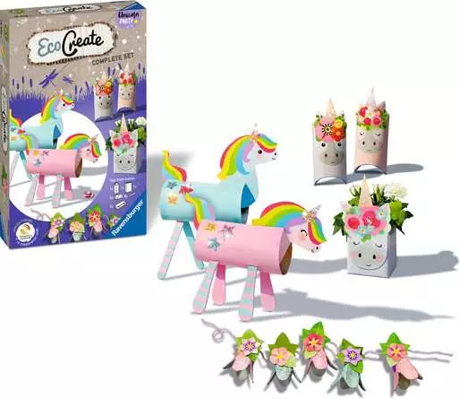 Einhornparty - Bastelset für Kinder ab 6 Jahren