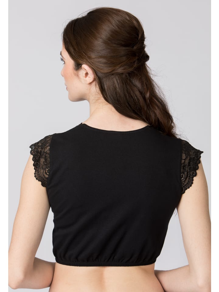 Stockerpoint Stockerpoint Dirndlbluse Aveline in schwarz günstig kaufen