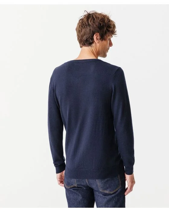 Pull col V laine et Thermolactyl