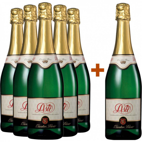 5+1 Paket Asti Spumante DOCG - Cavalier Dario
