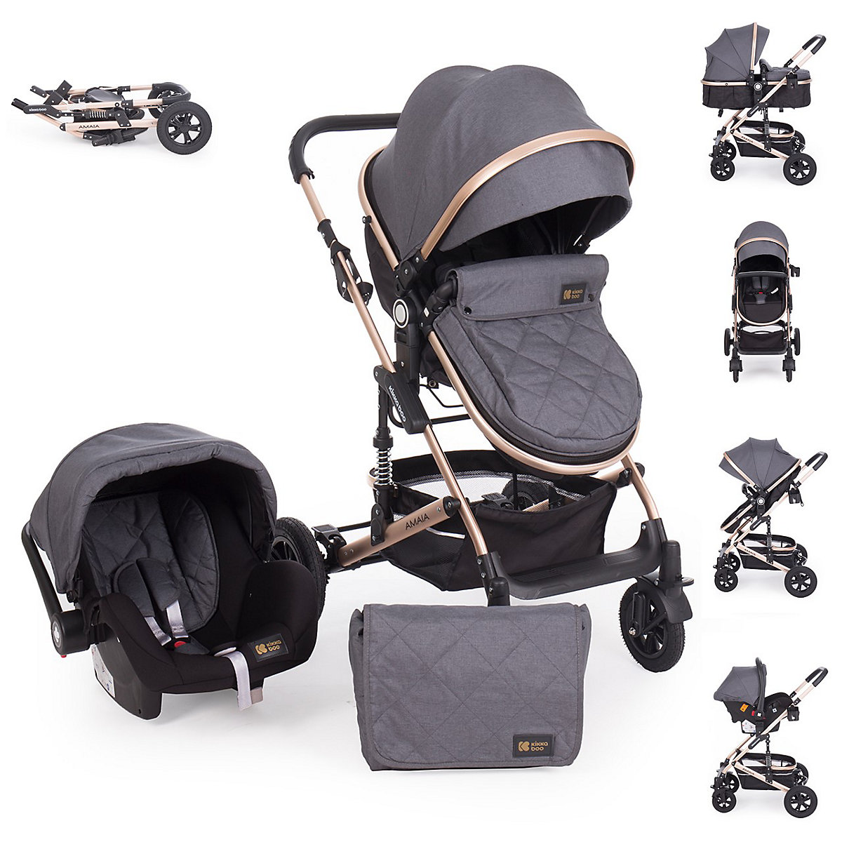 Kinderwagen Amaia 3 in 1 Kombikinderwagen